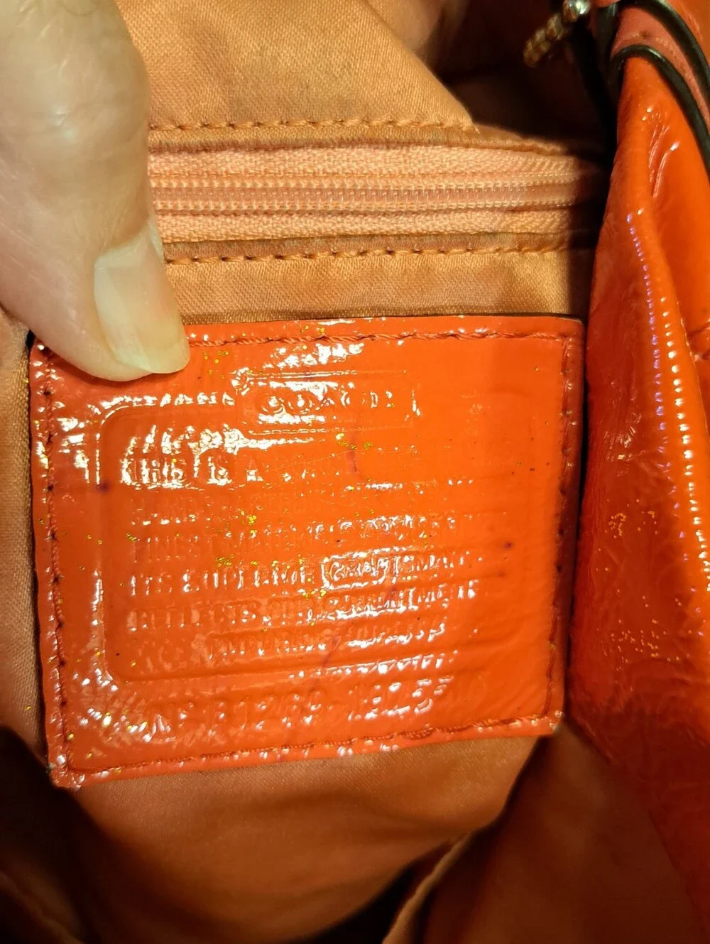 Vtg Gorgeous Coach Peyton Handbag Hobo Purse RED Patent Leather Y2K Read